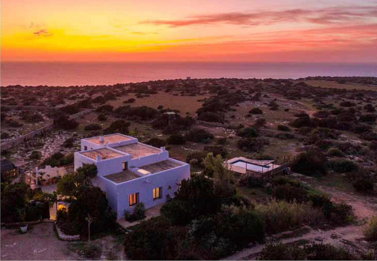 Ferienhaus 'Can Picca' mit Meerblick, privatem Pool und Wlan in Formentera, Formenteras Küste
