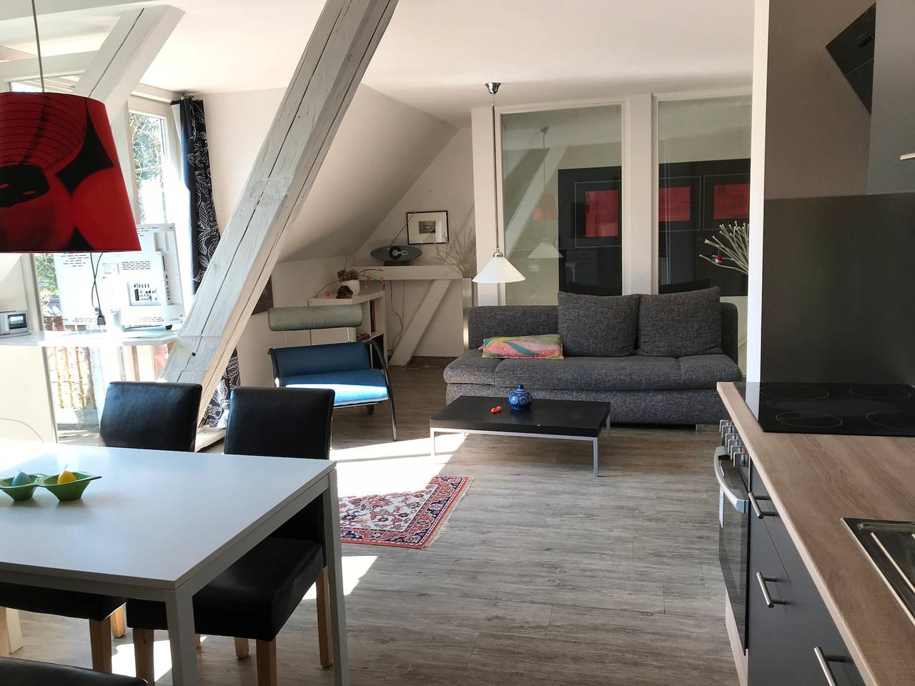 Ganze Wohnung, Apartment 'Rotkehlchen' mit Bergblick, privatem Garten und Wlan in Gohrisch, Elbsandsteingebirge