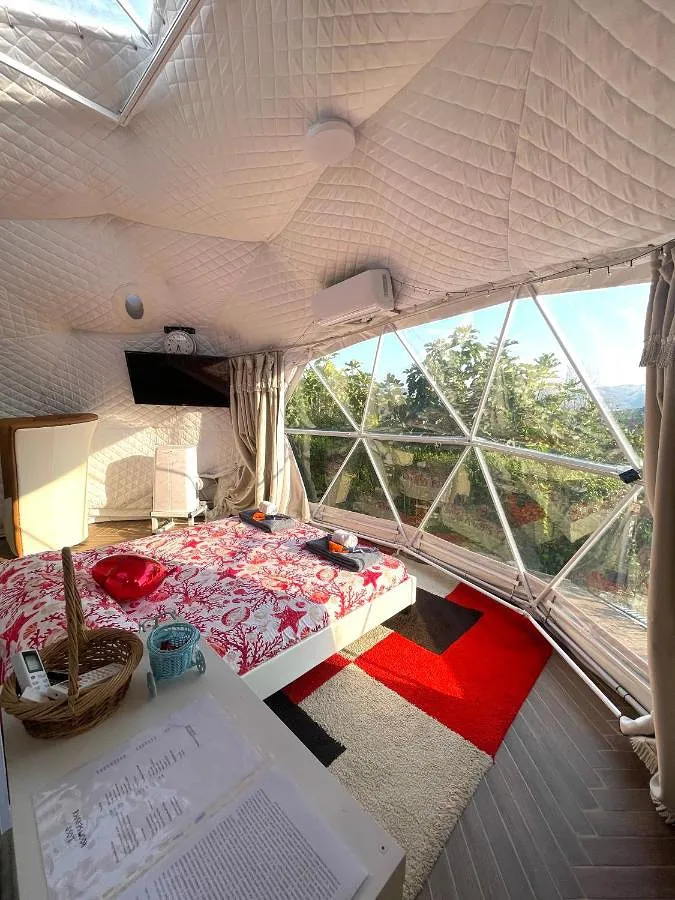 Tenda per 2 persone, con sauna e idromassaggio nonché piscina e giardino - 1