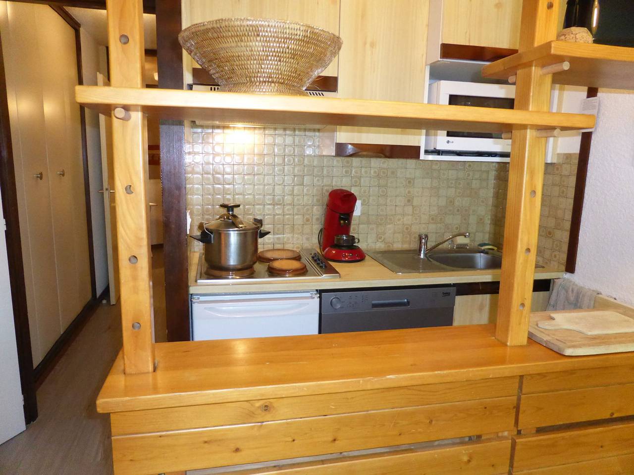 Studio entier, Studio avec balcon pour 5 pers. aux Contamines-Montjoie, parking inclus in Les Contamines-Montjoie, Pays du Mont-Blanc