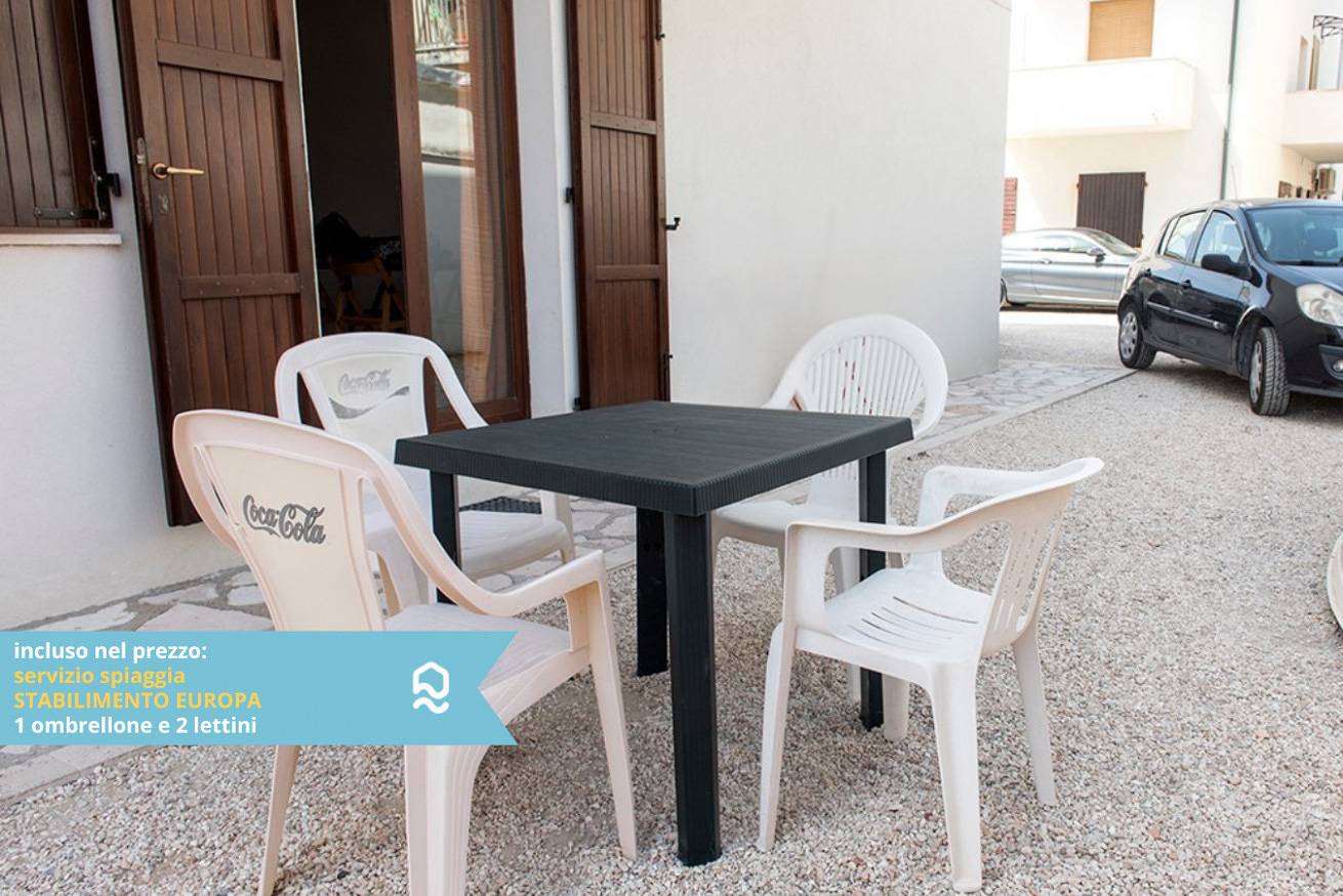 Apartamento entero, Rs317 - Marcelli, two-room apartment in a seafront residence, beach included in Marcelli, Riviera del Conero