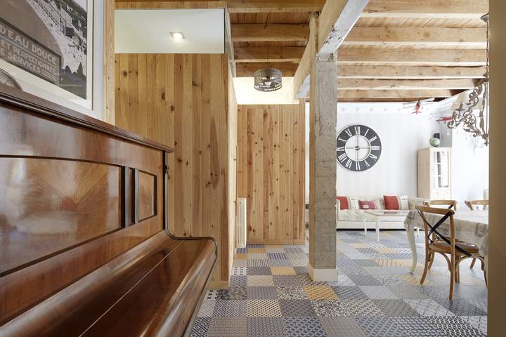 Apartamento entero, Apartamento de vacaciones para 5 personas con balcón in Zurriola (San Sebastian), San Sebastián