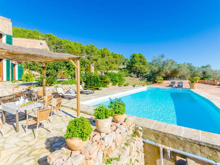 Casa rural para 6 personas, con terraza además de jardín y piscina en Esporles - 4