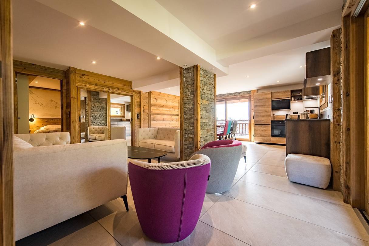 Appartement de vacances entier, Appartement 8 personnes dans une résidence neuve sur le front de neige in La Toussuire, Fontcouverte-la-Toussuire