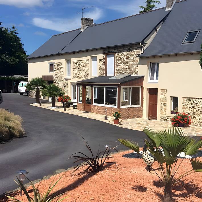 Camera "L’hermine Blanche" con Wi-Fi in Calorguen, Dinan e dintorni