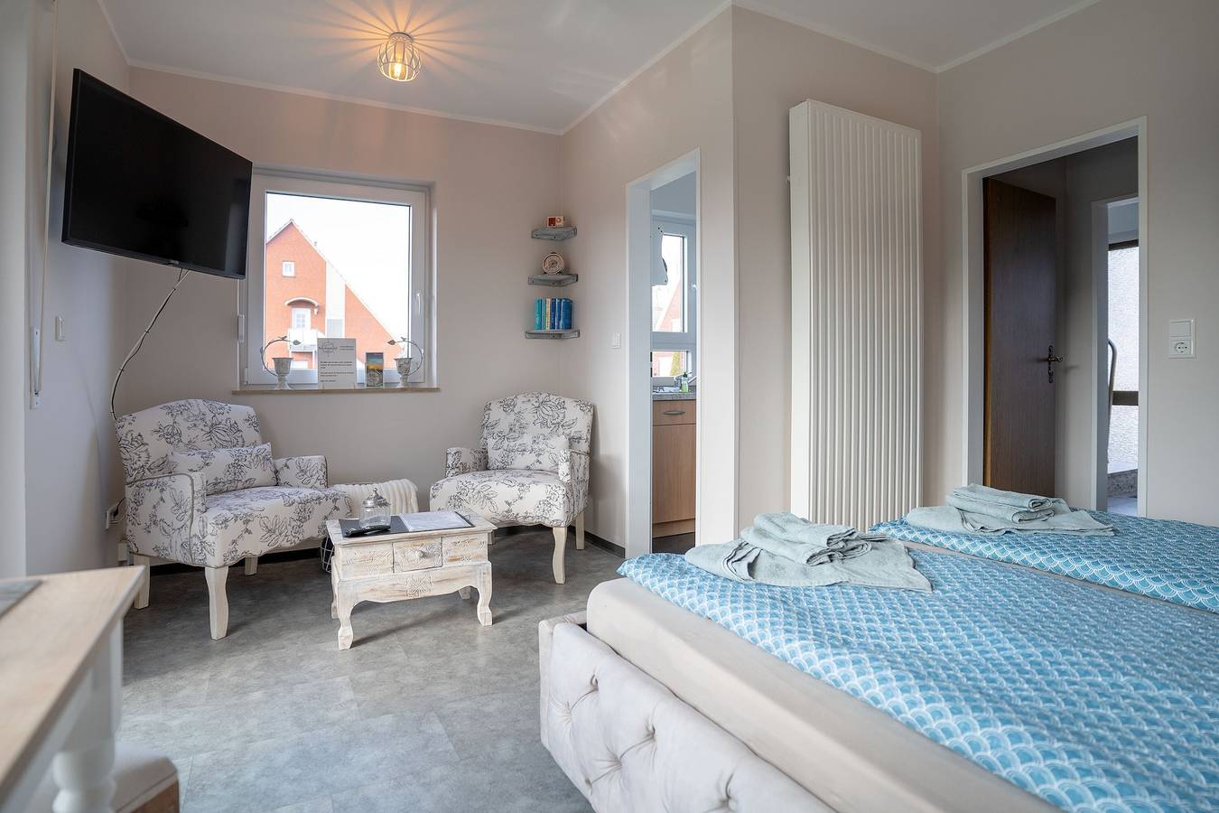 Entire apartment, Apartment 'Seestern' with Shared Garden and Wi-Fi in Norddeich, Norden and Surroundings