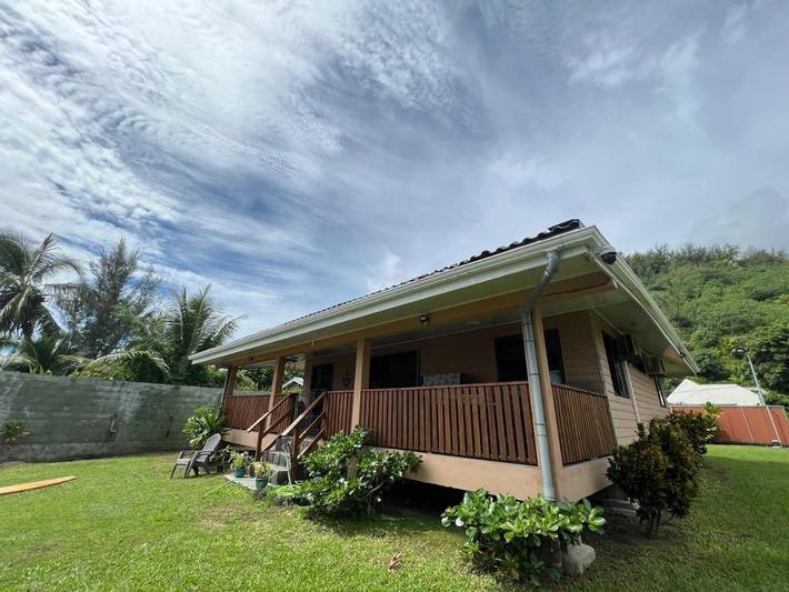 Location de vacances pour 6 personnes, avec vue ainsi que terrasse et jardin dans Bora Bora - 3