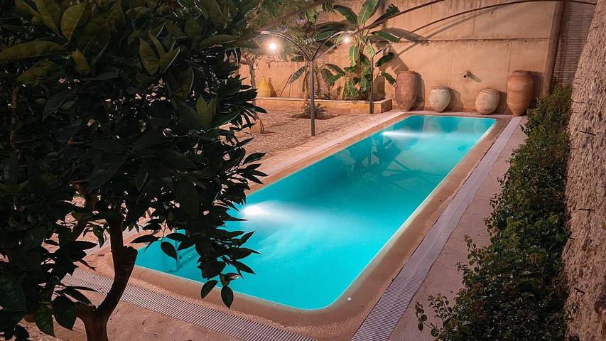 Casa rural para 9 personas, con jardín y piscina en Cuevas del Almanzora