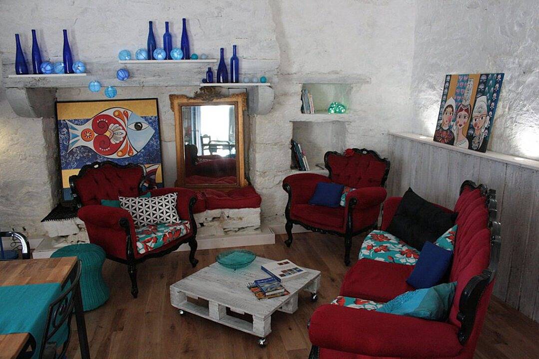 Maison d'hôtes Les Bulles Bleues - Chambre Bleu Galet in Pouldreuzic, Côte de Cornouaille