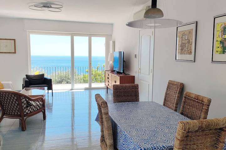 Villa mit spektakulärer Aussicht, in ruhiger Lage, sehr romantisch, in Spiaggia Fornillo, Positano