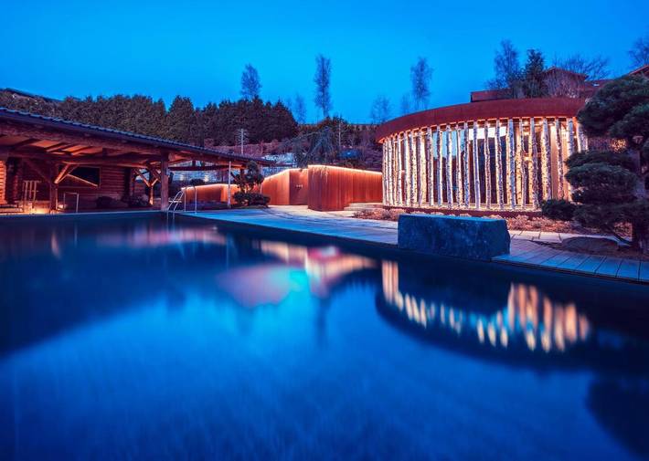 Hotel, mit Balkon und Whirlpool sowie Terrasse und Garten in Geiersthal