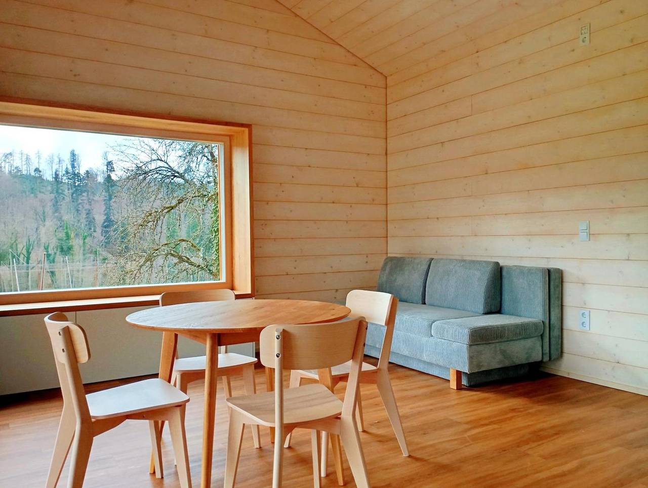 Ganze Ferienwohnung, Tinyhaus im Grünen, Nähe Bodensee, Panoramablick in Neukirch, Region Bodensee-Oberschwaben