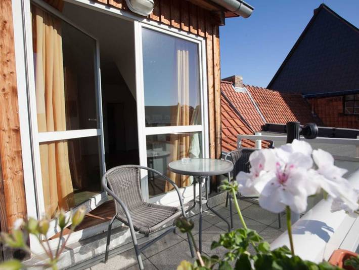 Ferienwohnung für 4 Personen, mit Balkon und Terrasse sowie Garten und Sauna in Adventsstadt Quedlinburg - 4
