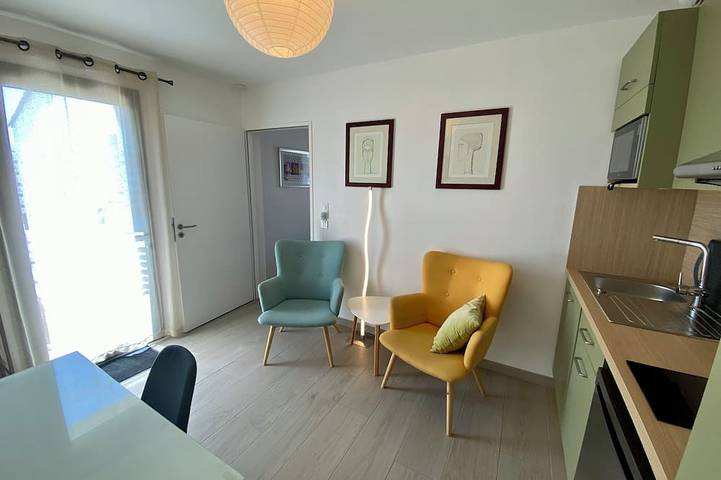 Appartement de vacances pour 2 personnes, avec terrasse et jardin, animaux acceptés