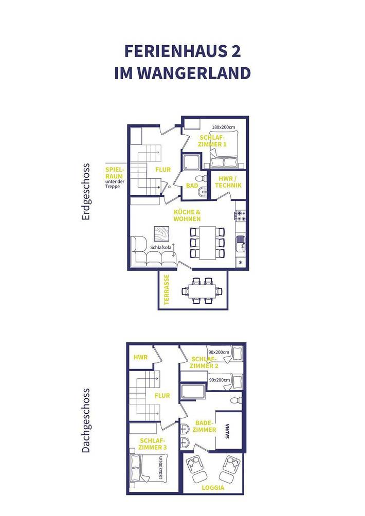 Ferienhaus für 8 Personen, mit Sauna und Garten sowie Whirlpool in Hohenkirchen (Wangerland) - 2