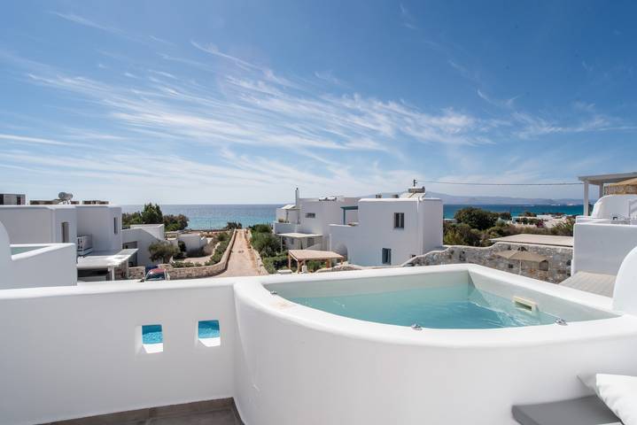 Villa für 5 Personen, mit Balkon und Whirlpool auf Naxos