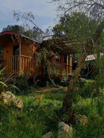 Maison de campagne pour 4 personnes, avec vue et jardin à Vallecalle