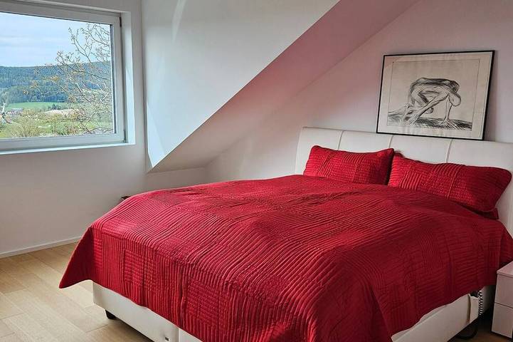 Ganze Wohnung, Hochwertiges modernes Ferienhaus mit großem Garten in Schwarzach b.Nabburg, Naturpark Oberpfälzer Wald