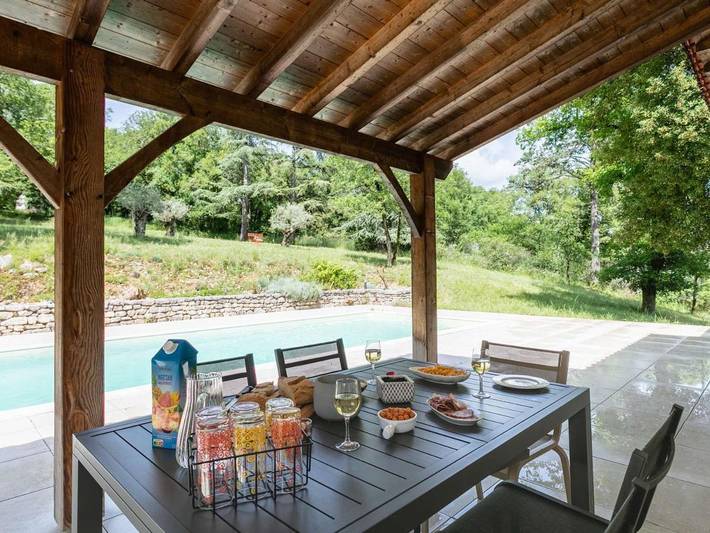 Location de vacances pour 6 personnes, avec piscine et jardin, animaux acceptés à Lamagdelaine - 3