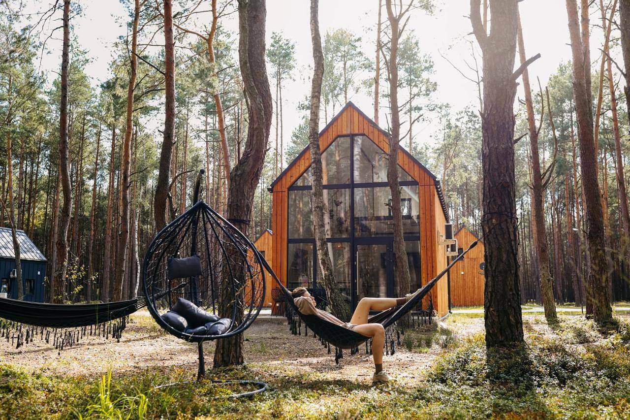 Wyjątkowy domek w kompleksie Patyki Las Możliwości in Województwo łódzkie