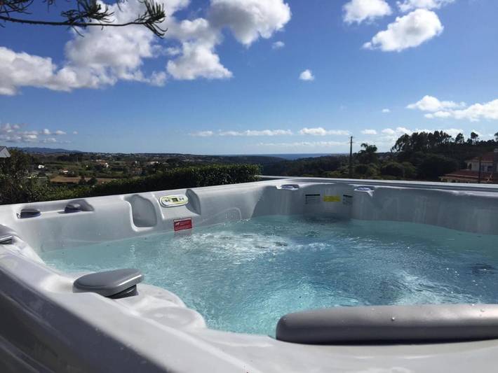 Location de vacances pour 8 personnes, avec piscine ainsi que jardin et vue, animaux acceptés à Mafra - 4