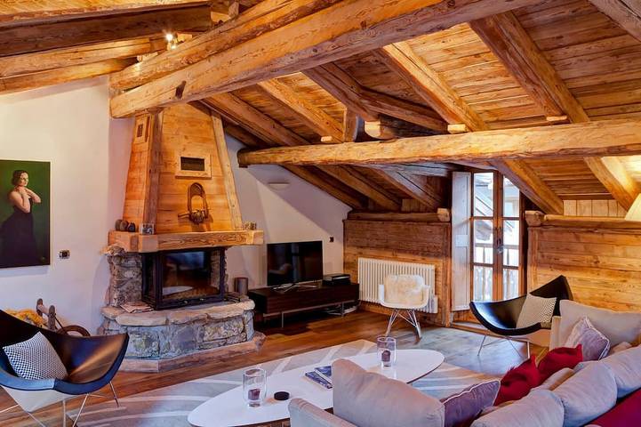 Chalet pour 8 personnes, avec balcon dans Courchevel 1300 (Le Praz)