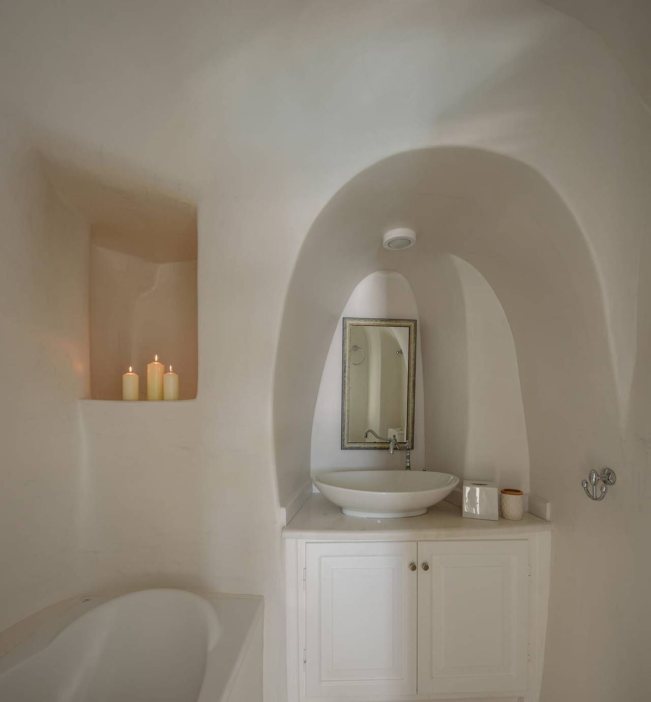 Villa für 4 Personen mit Meerblick in Oia, Santorin