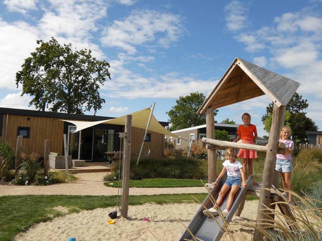 Camping Zonneweelde — Duin Lodge de Luxe voor 4 in Nieuwvliet, Côte de Zeeland