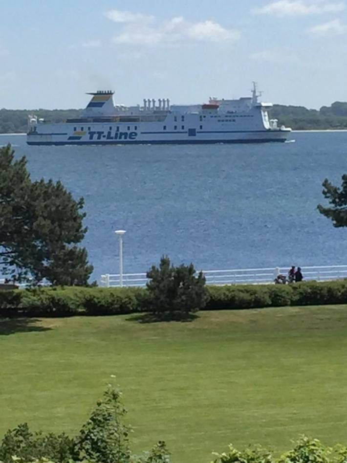 Ferienwohnung für 6 Personen, mit Balkon und Terrasse sowie Garten und Seeblick in Travemünde