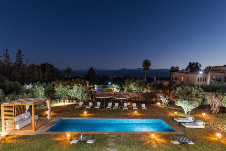 Maison d’hôte pour 2 personnes, avec piscine et vue ainsi que sauna et jardin à Tahannaout - 2