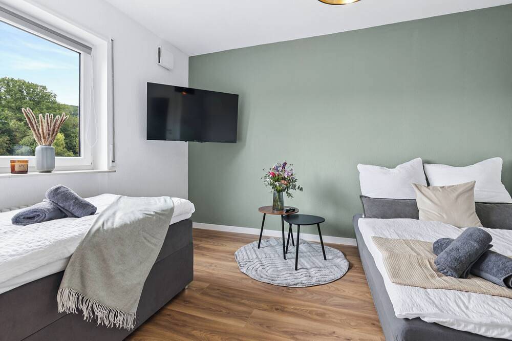 Ganze Wohnung, Wendel Living Ii - Stilvoll wohnen für Alleinreisende und Paare in Sankt Wendel, Saar-Nahe-Bergland