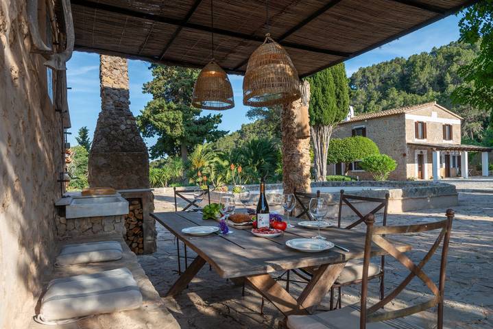 Finca 'Especial El Pino En Esporles' mit Bergblick, Wlan und Klimaanlage in Esporles, Mallorca Westen