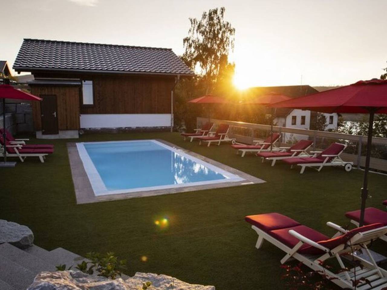 Göbels Seehotel - Galerie-Doppelzimmer Landseite in Diemelsee, die Mittelgebirge