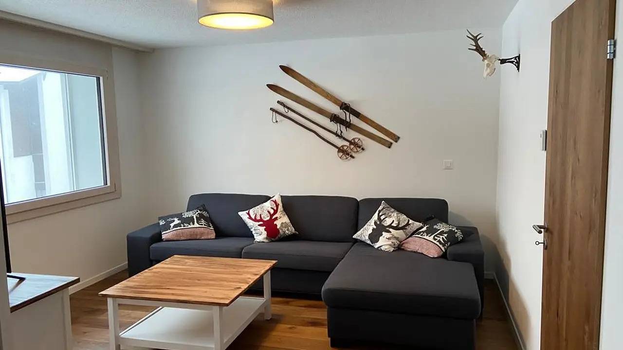 Ganze Ferienwohnung, Ferienwohnung für 6 Personen (95 m²) in Lantsch/Lenz in Lantsch/Lenz, Plessur Alpen