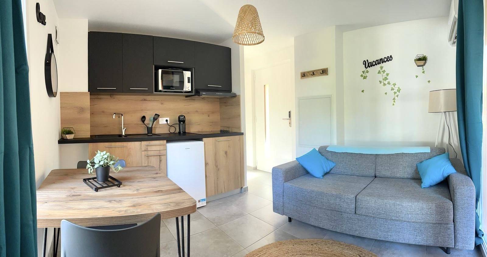 Ganze Wohnung, T2 2/4 Personnes N°98 in Lecci, Sartène und Umgebung