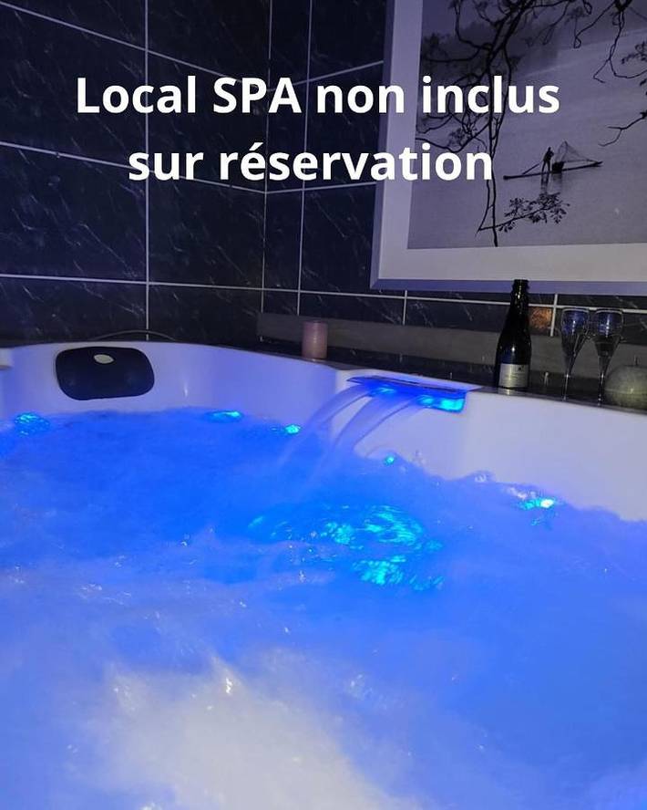 Location de vacances pour 2 personnes, avec sauna et jacuzzi ainsi que jardin et piscine à Bruyères-et-Montbérault - 3