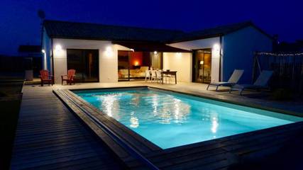 Villa pour 6 personnes, avec piscine ainsi que terrasse et jardin à Saint-Jean-de-Monts