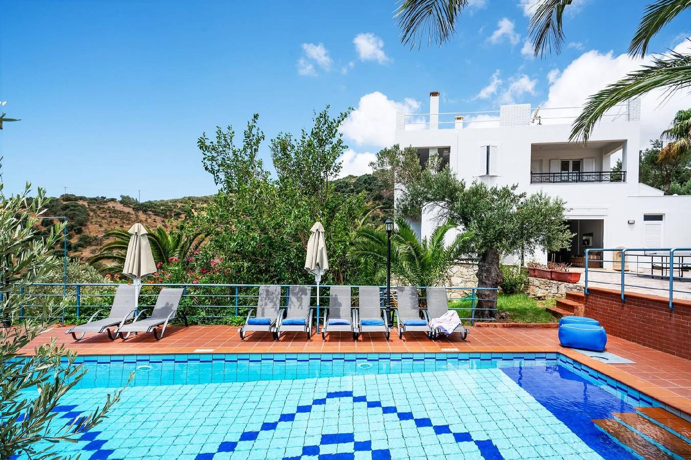 Holiday house with private pool for 10 persons approx. 217 qm in Sellía, Crete (West Crete) in Rethymno region