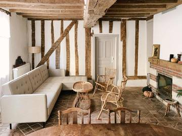 Gîte pour 15 personnes, avec jardin et vue, animaux acceptés dans Villiers-Saint-Benoît