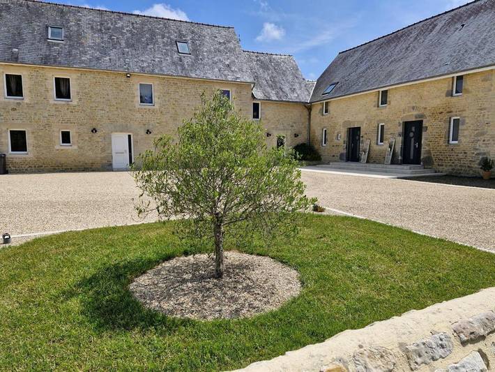 Location de vacances pour 4 personnes, avec jardin et vue à Mandeville-en-Bessin