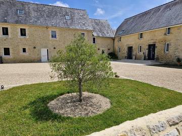 Gîte pour 4 personnes, avec vue et jardin à Mandeville-en-Bessin