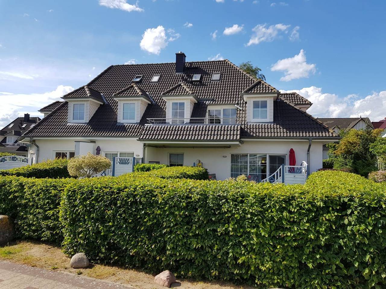 Apartamento entero, Ferienwohnung "Aurum" in Koserow mit Terrasse & Garten mit Strandkorb in Koserow, Bernsteinbäder