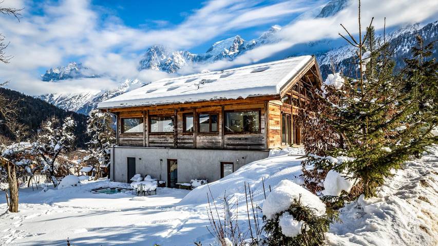 Chalet voor 12 personen, with sauna and whirlpool as well as tuin in Les Houches