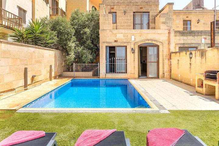 Ferienhaus für 4 Personen, mit Garten und Pool sowie Meerblick, kinderfreundlich in Gozo - 3