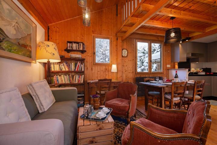 Chalet du Glacier Cosy Alpine style, Sleeps 4 in Chamonix, Mont-Blanc-Massiv