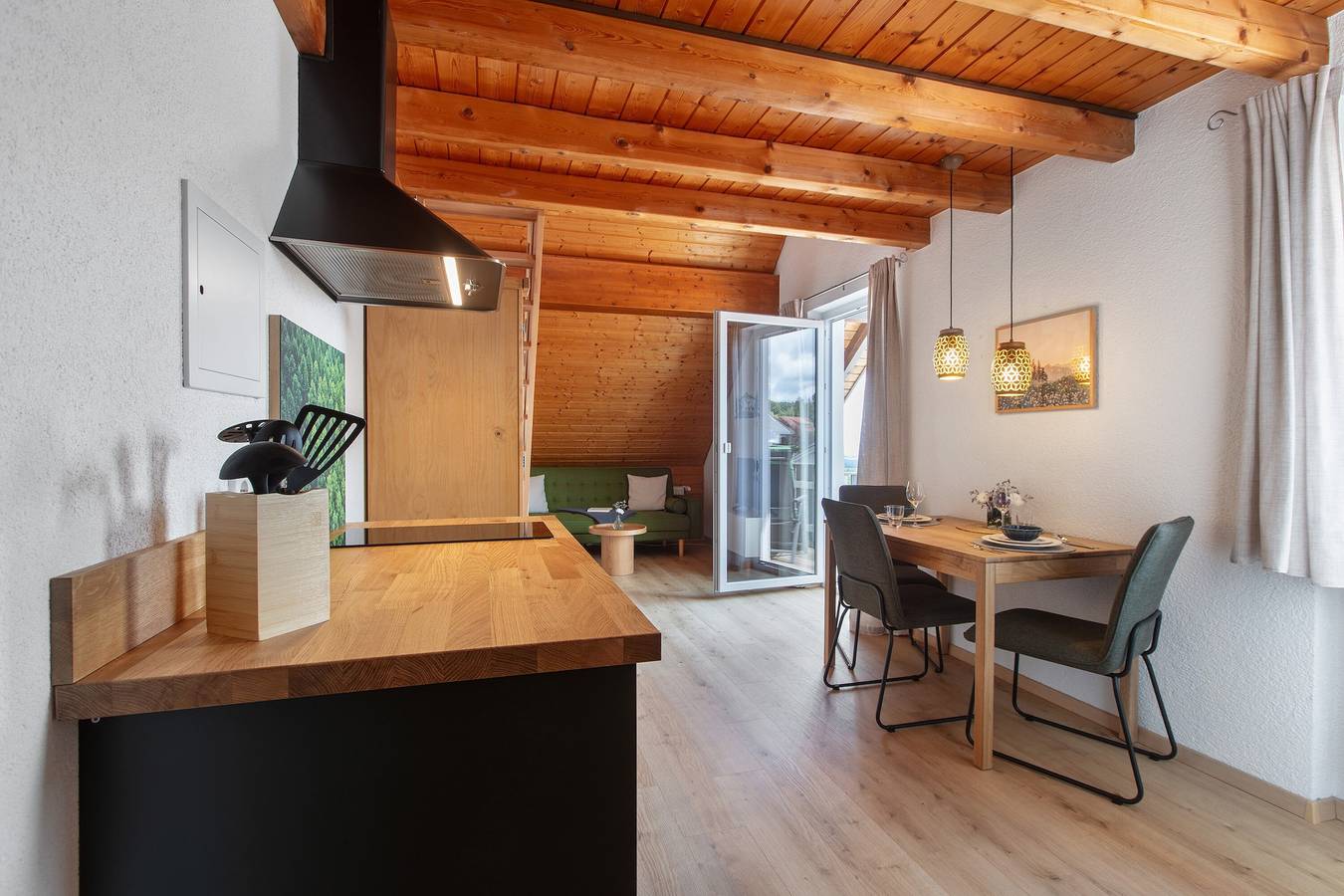 Ganze Wohnung, Ferienwohnung 'Haus Freudig - Tannenblick' mit Gemeinschaftsgarten, Balkon und Wi-Fi in Höchenschwand, Südschwarzwald