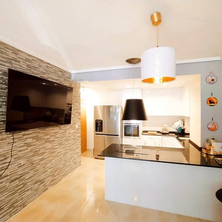 Casa de vacaciones para 6 personas, con vistas y piscina además de balcón y piscina para niños, Familias con niños en Dehesa de Campoamor