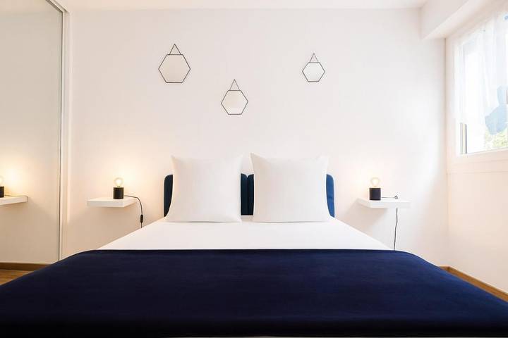 Gîte pour 4 personnes, avec balcon dans Gare De Nice Riquier - 2