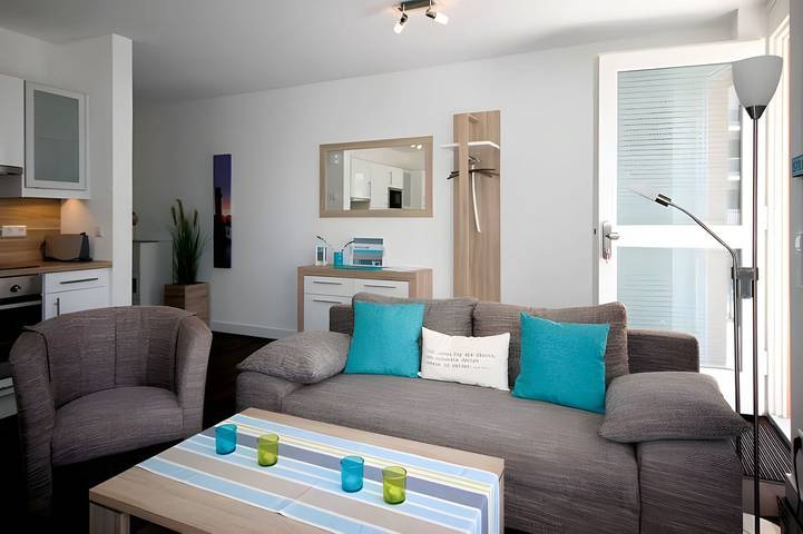 Ferienwohnung für 3 Personen, mit Terrasse und Sauna in Börgerende-Rethwisch