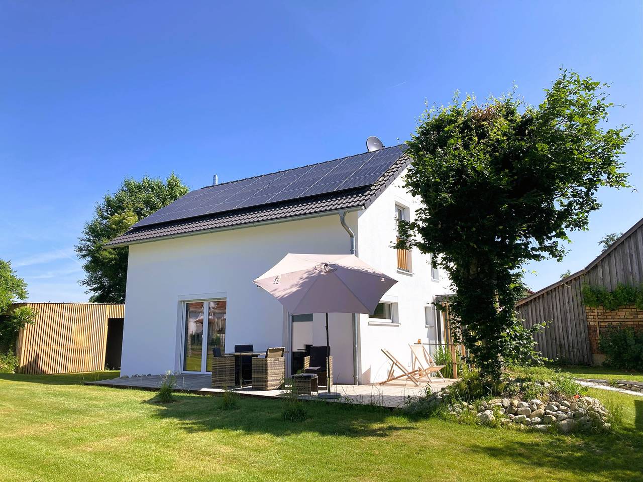 Casa vacanze Riedlodge con terrazza privata, giardino privato e Wi-Fi in Oberschwaben